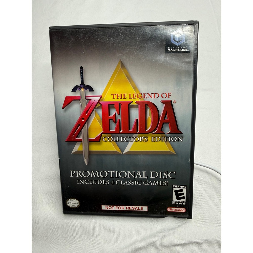 Legend of Zelda Collectors Edition Nintendo GameCube Promo Disc CIB 4 Games